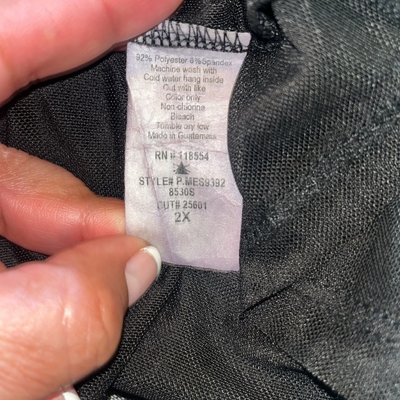 Occasion Black and Gold Graphic Relaxed T-Shirt size 2X - Picture 6 of 6